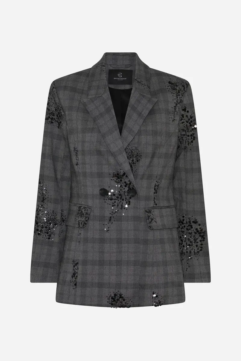 Bruuns Bazaar - Stachysbbtuxana Blazer Bbw5261 - Dark Check