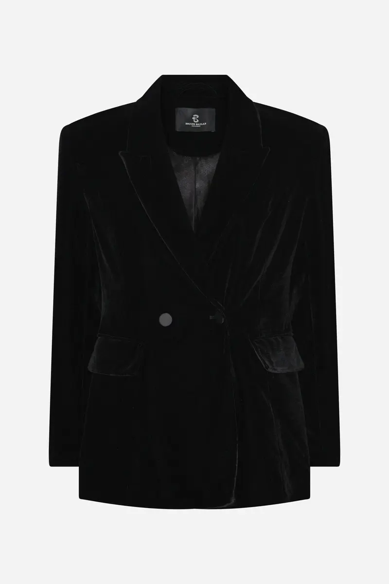 Bruuns Bazaar - Velvetbbtuxi Blazer Bbw5320 - Black