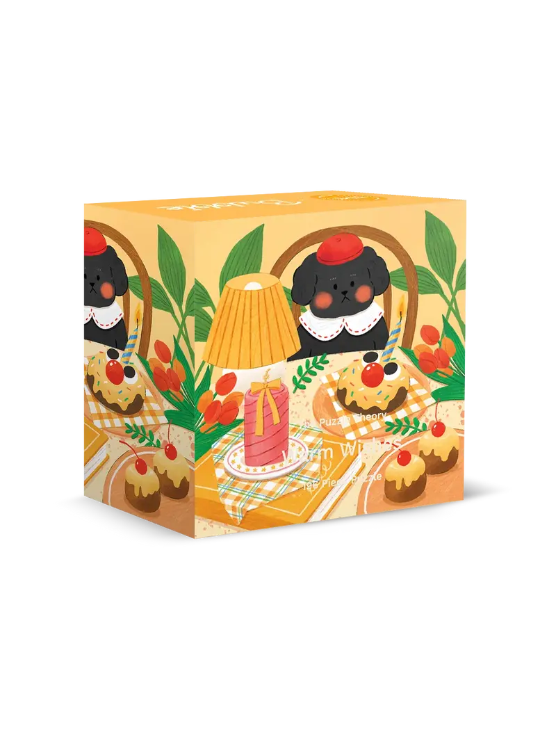 Bubbie Warm Wishes minipuslespil 196 brikker fra The Puzzle Theory