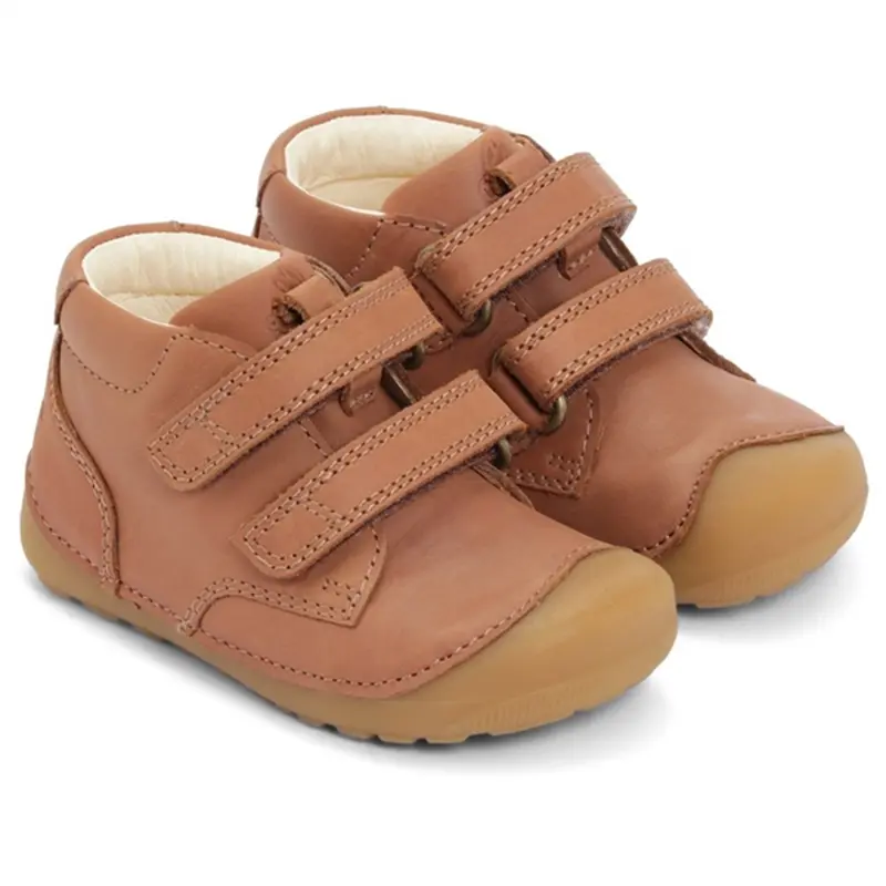 Bundgaard Petit Velcro Cognac