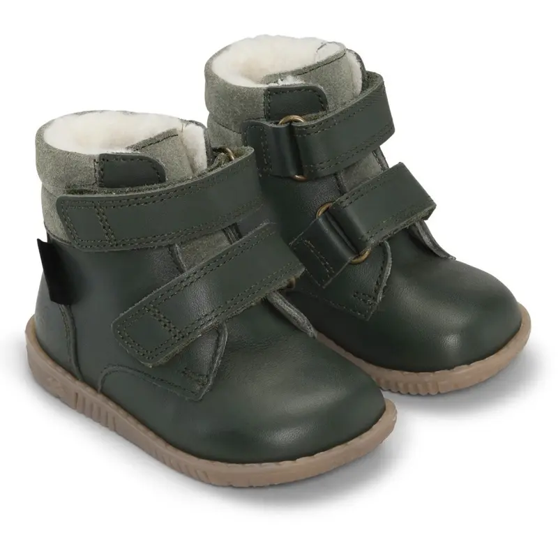 Bundgaard Støvle Bottle Green Rabbit Strap TEX