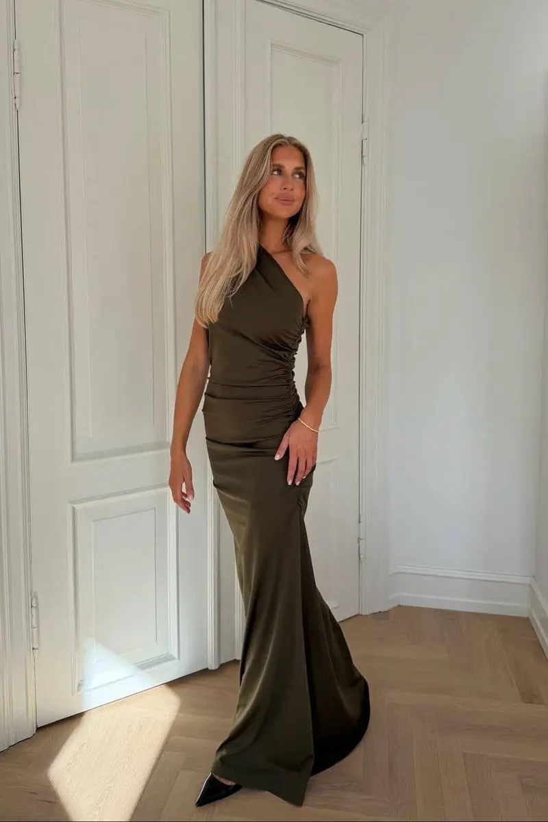 Byic - Andreaic Maxi Dress A23768 - Army Green