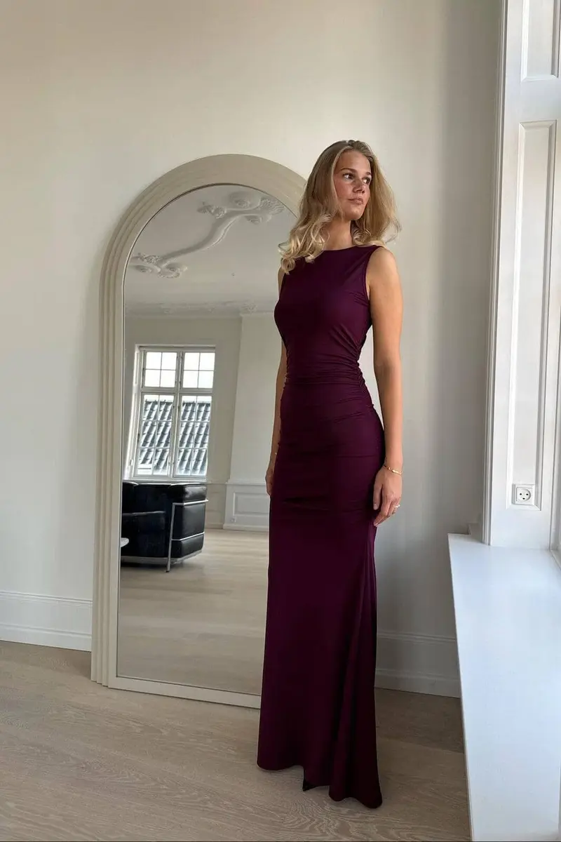 Byic - Annaic Maxi Dress A25330 - Bordeaux