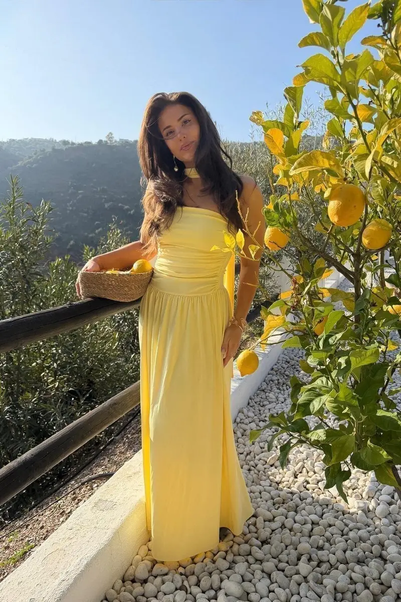 BYIC - Astridic Long Dress A25125 - Yellow