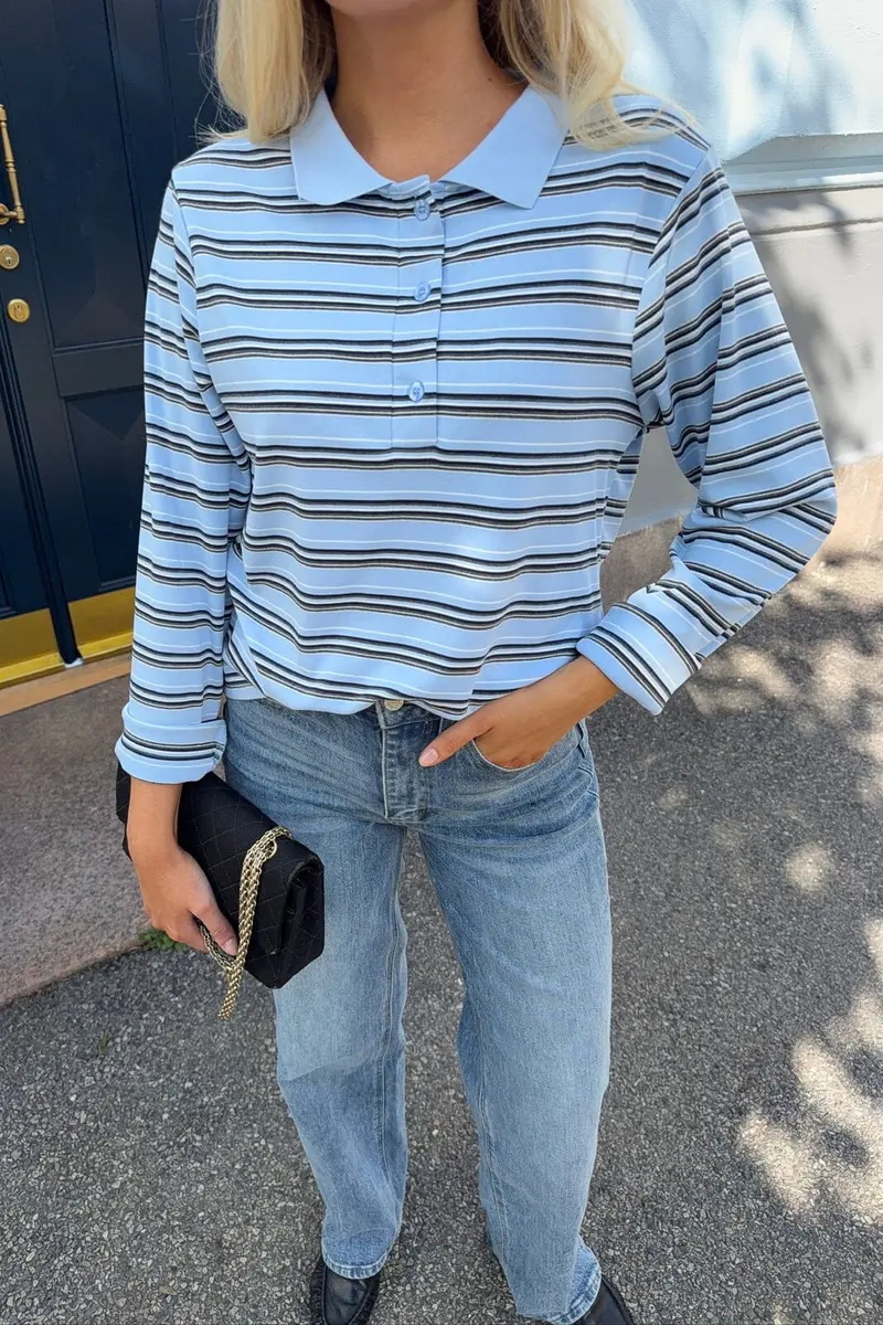 Byic - Carlyic Polo A25487 - Blue White Stripes