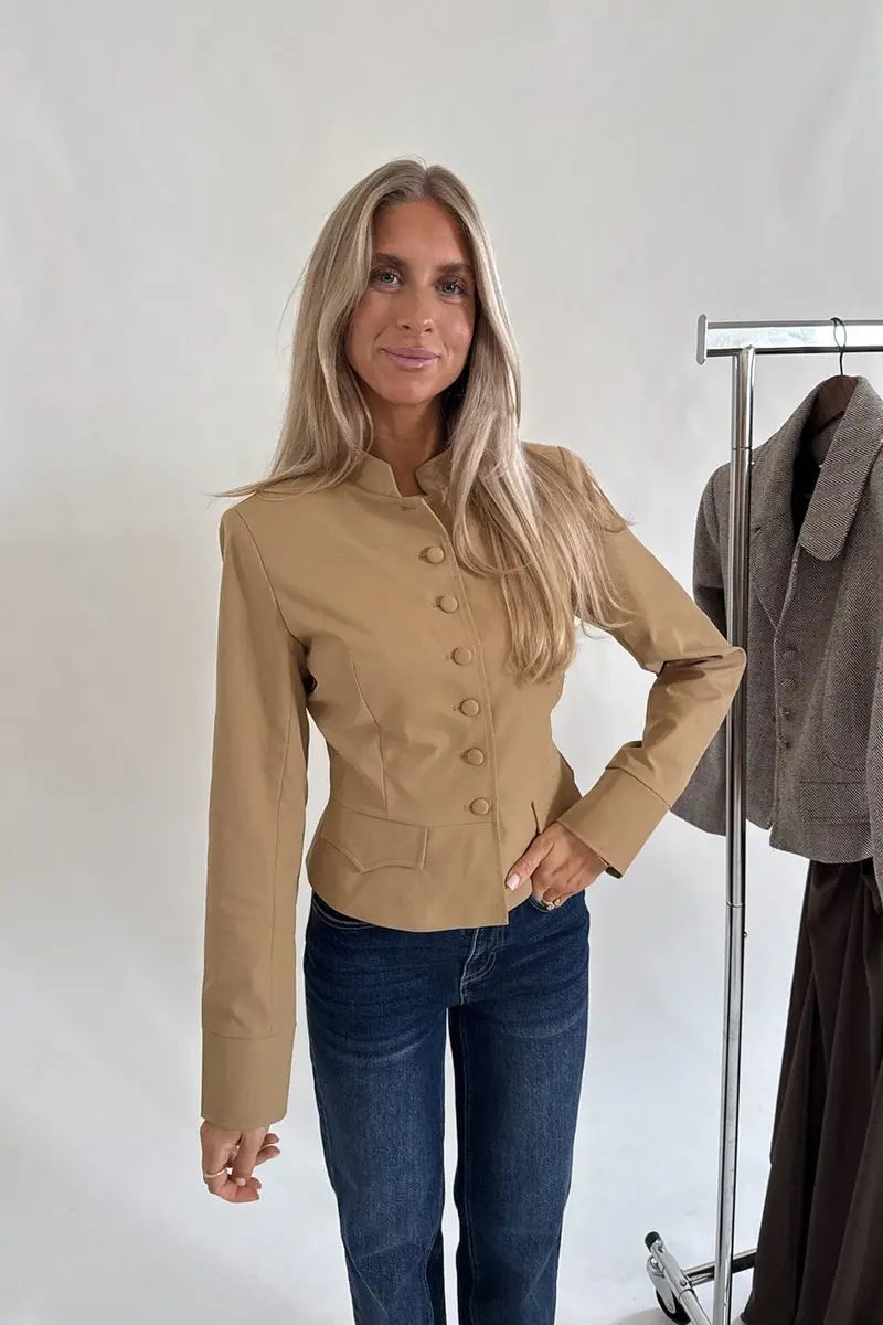 Byic - Cilleic Blazer Shirt A25350 - Camel