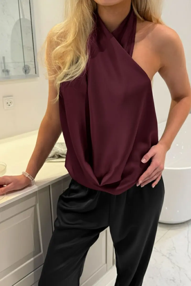 BYIC - Hollyic Wrap Top A2553 - Bordeaux