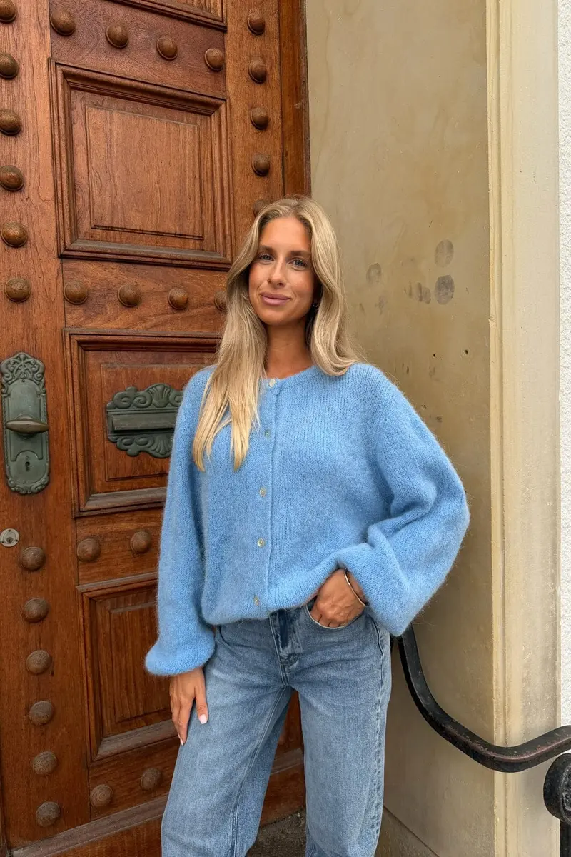 Byic - Melinaic Cardigan 5305 - Sky Blue