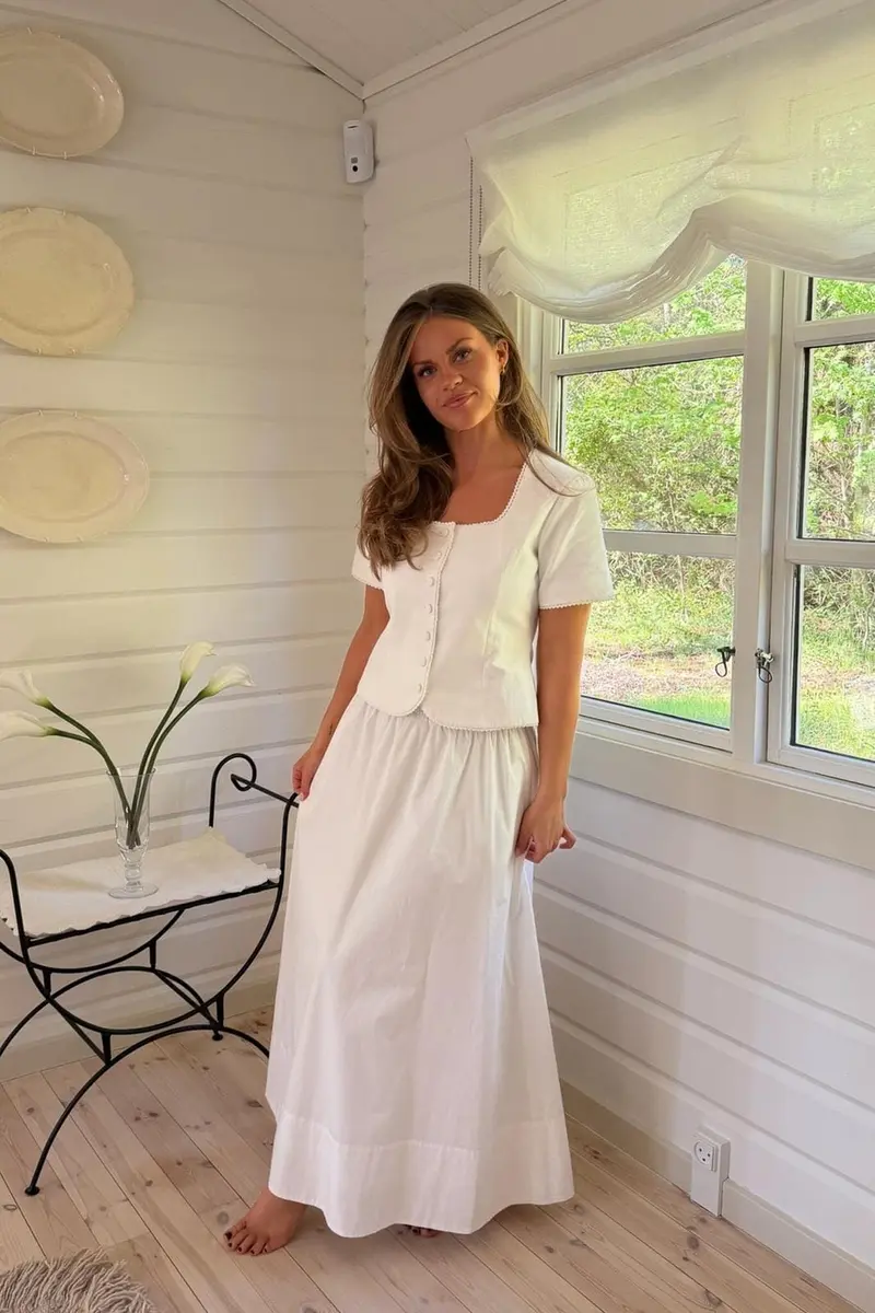 BYIC - Milleic Long Skirt A25242 - White