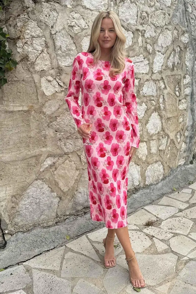 BYIC - Odaic Dress A1015 - Pink Rose Blush