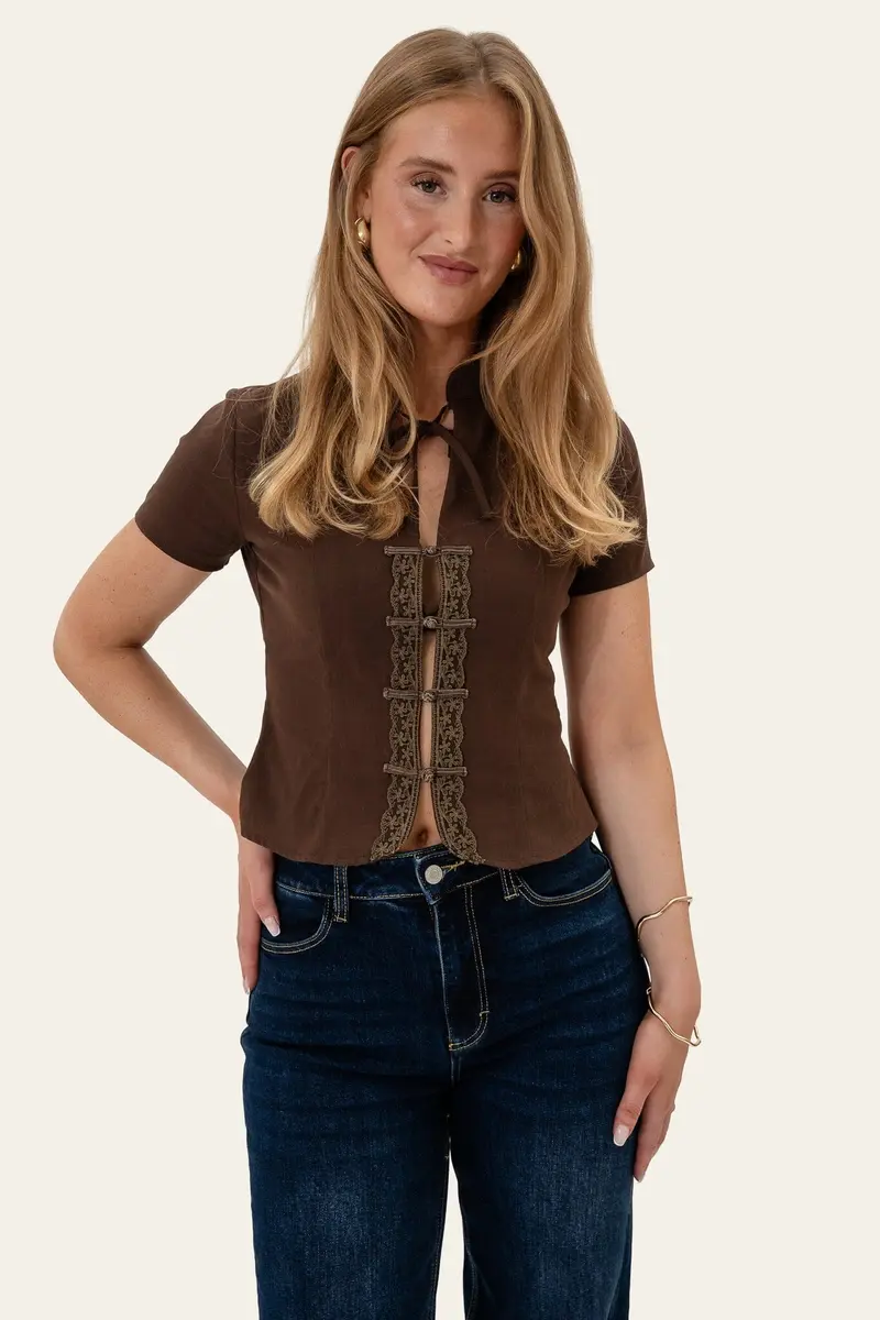 Byic - Tyraic Blouse A25366 - Dark Brown