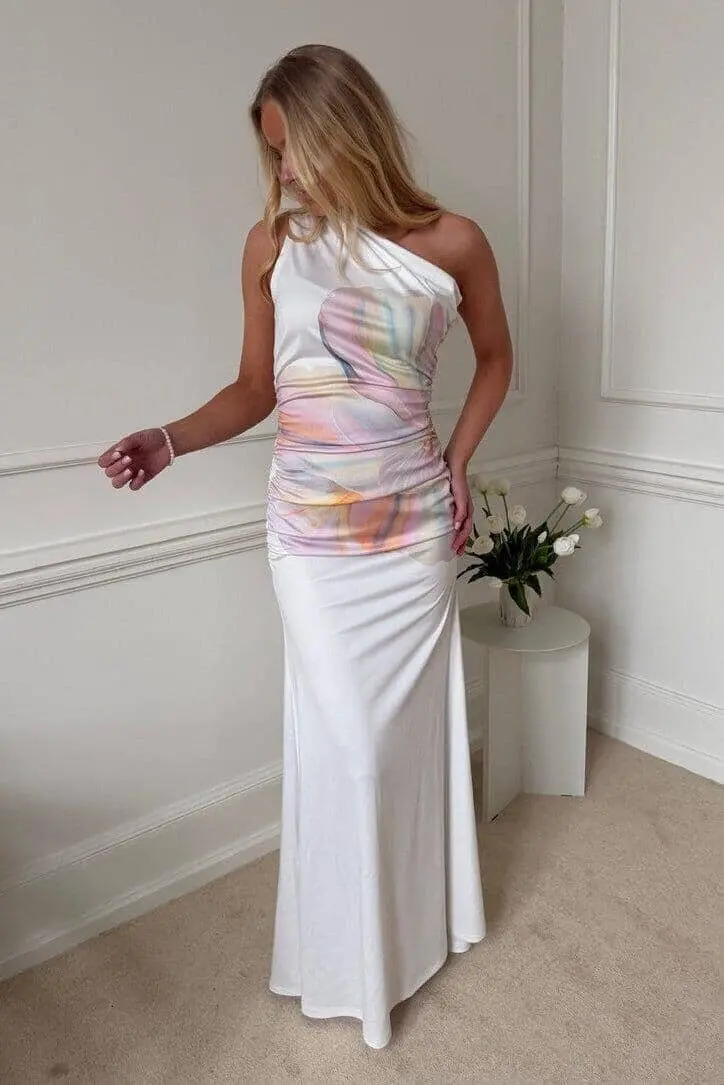 BYIC x Molly&My - Andreaic Maxi Dress A23768 - Watercolor Bloom