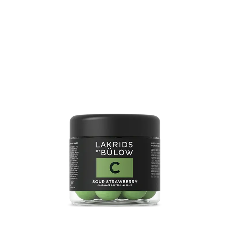 C - SOUR STRAWBERRY - 125g - Lakrids by Bülow
