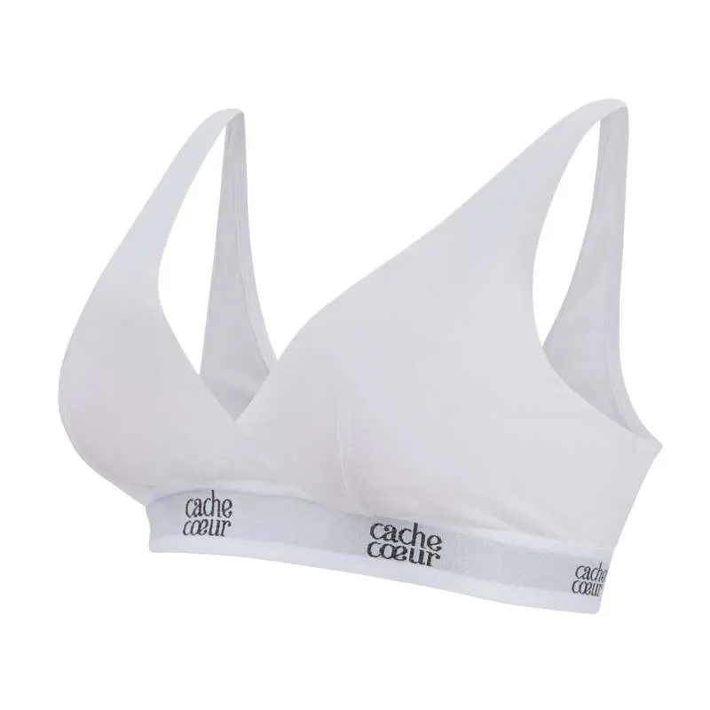 Cache Coeur Life - Maternity and breastfeeding bra-White