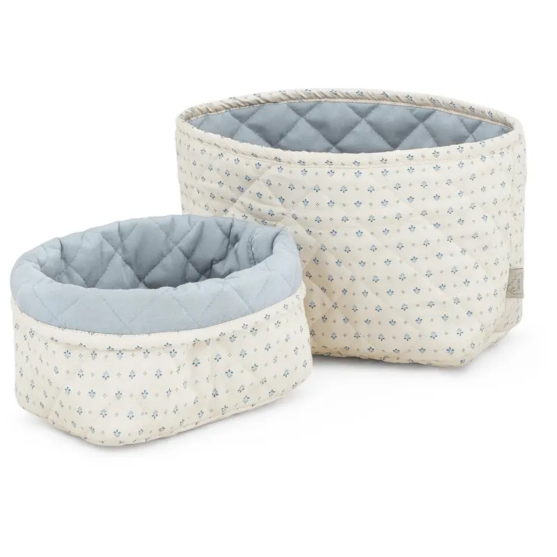 Cam Cam Copenhagen Caprice Quiltet Opbevaring Kurv 2-Pak