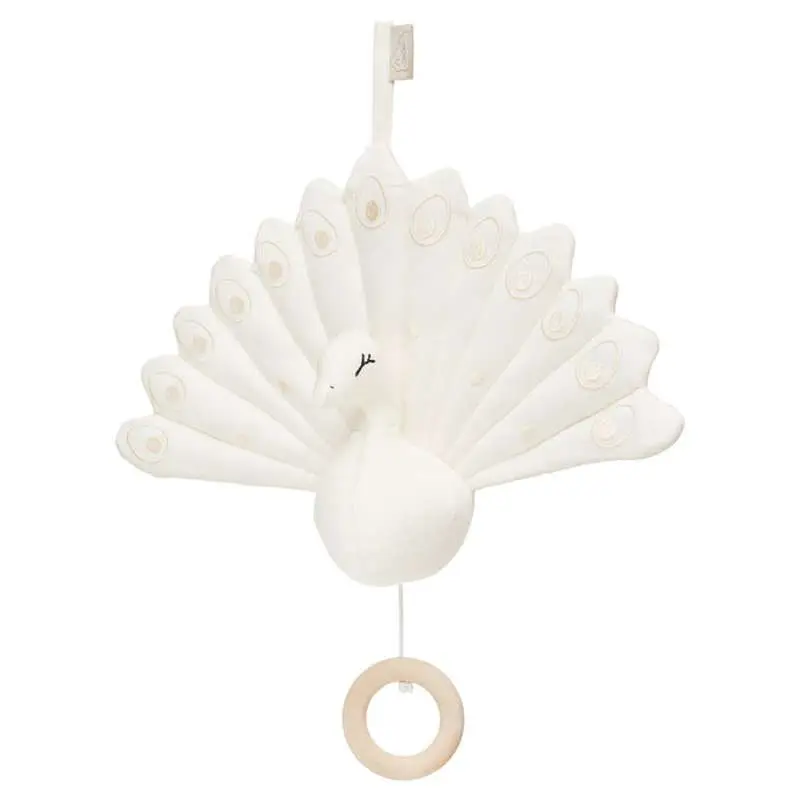 Cam Cam Copenhagen Musik Mobile - Påfugl - OCS - Creme White