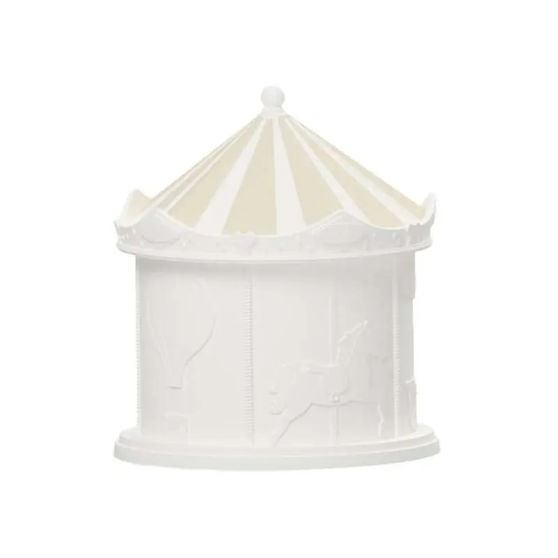 Cam Cam Copenhagen Natlampe - Carousel/Råhvid