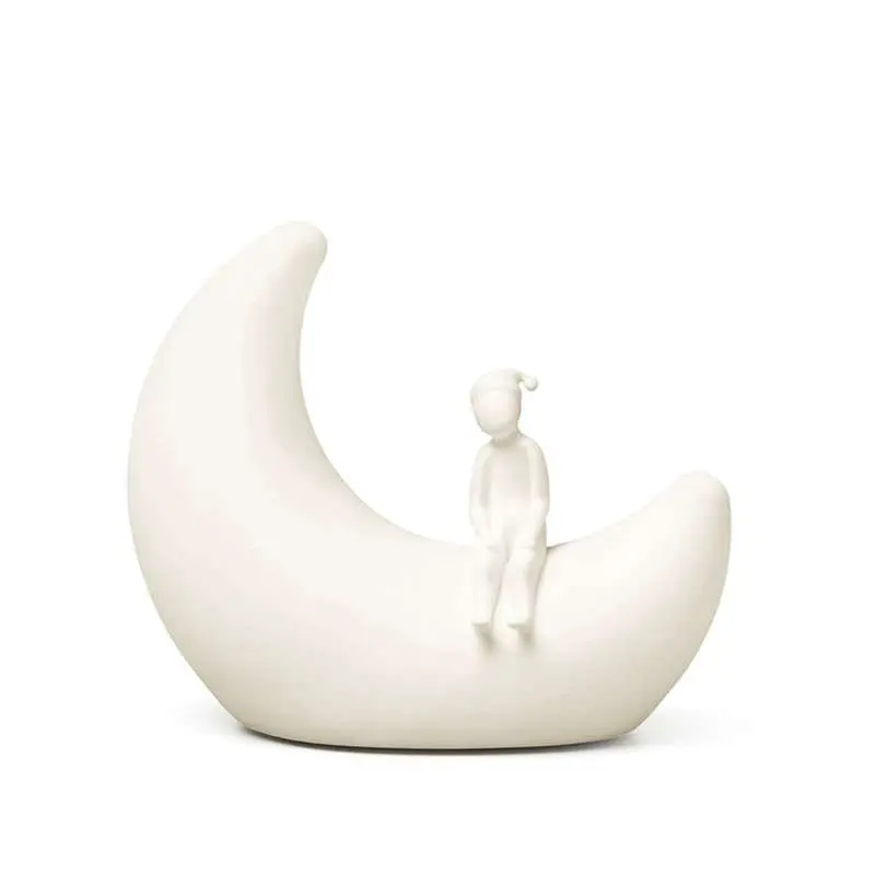 Cam Cam Copenhagen Natlampe - Måne/Off White
