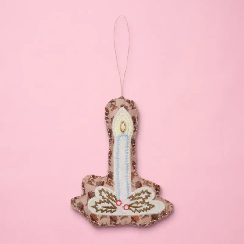 Candellight Silk Ornament