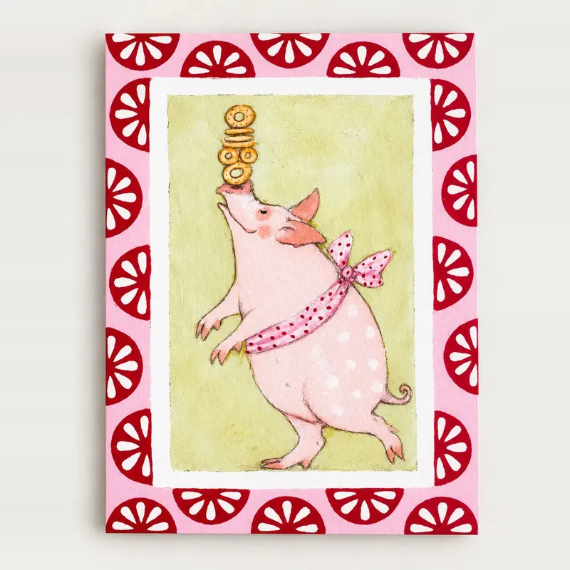 Christmas Card – Pig