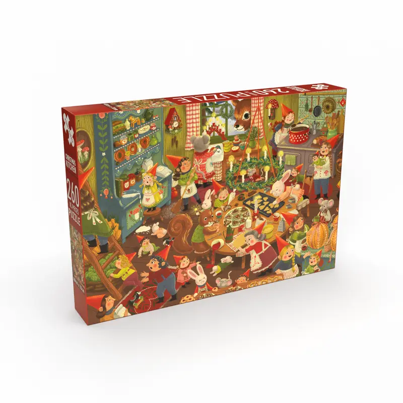 Christmas Kitchen 260 XL brikker julepuslespil fra Penny Puzzle