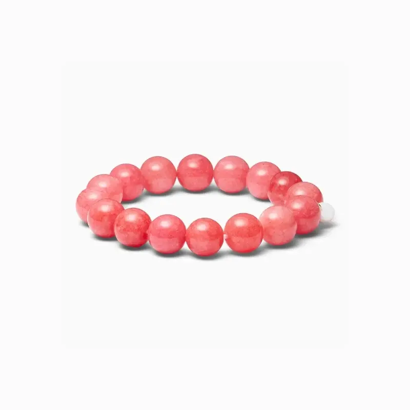 Chunky Redstone Quartz Stretch / Armbånd / Stor