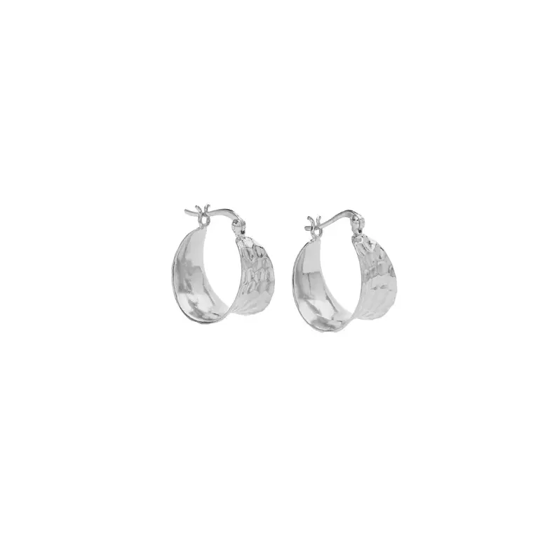 Cleo Petit Hoops / Silver