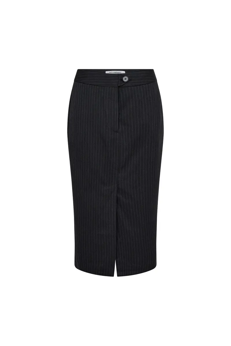Co´Couture - 34048 Idacc Pin Pencil Skirt 505899 - 00024 - Dark Grey