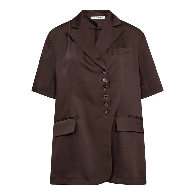 Co´Couture - 40048 Meicc Ss Blazer 500761 - 20003 - Dark Brown