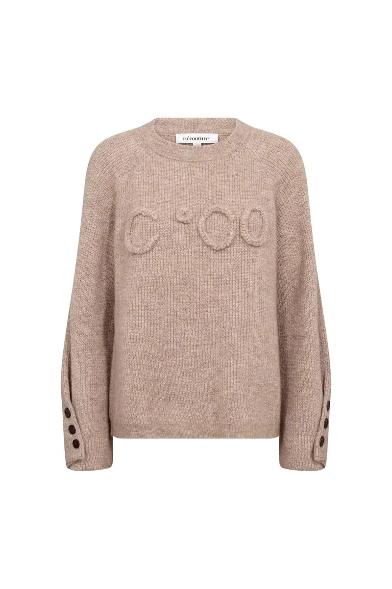 Co´Couture - Aellecc Ls Knit 500584 - 20009 - Walnut