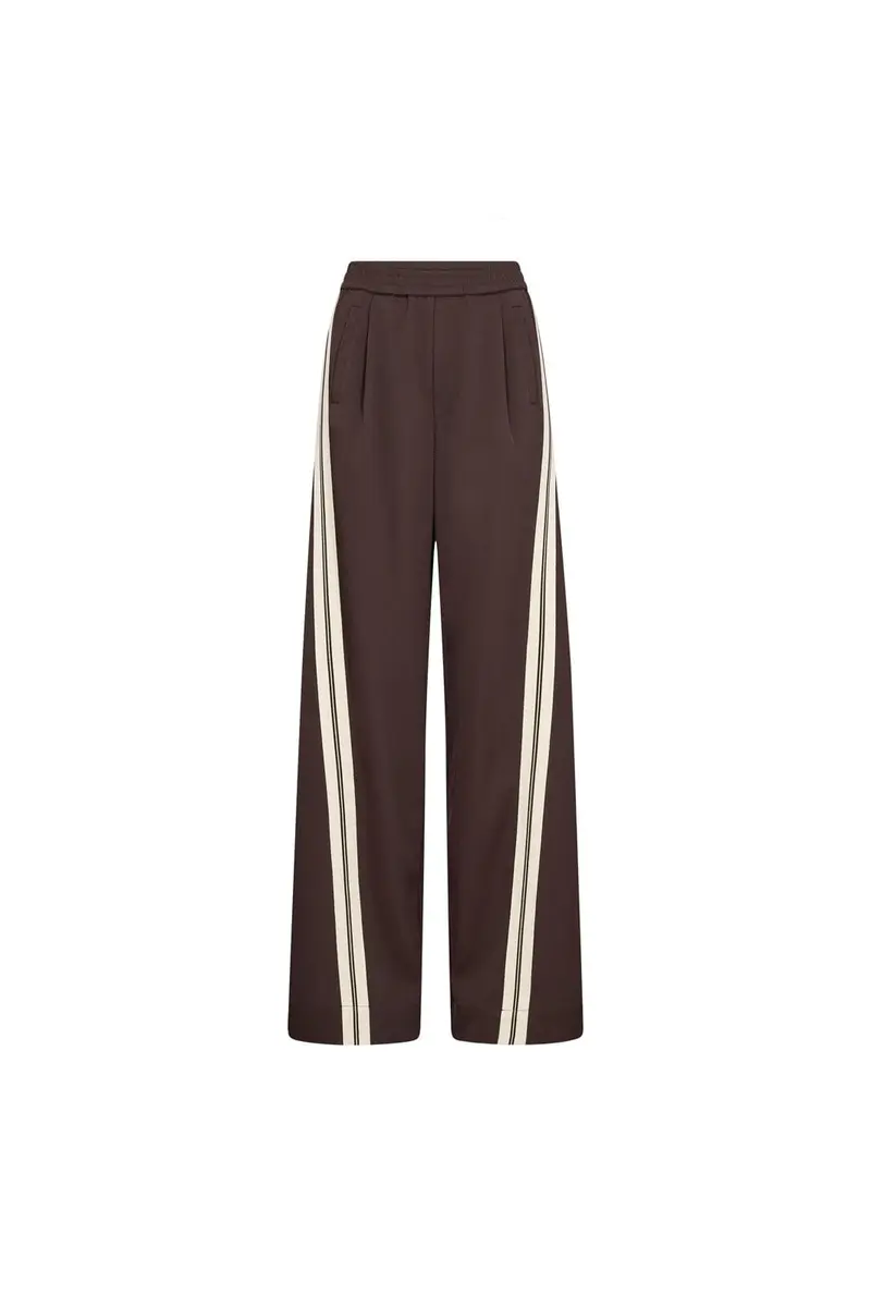 Co´Couture - Alinicc Double Panel Pant 500083 - 20003 - Dark Brown