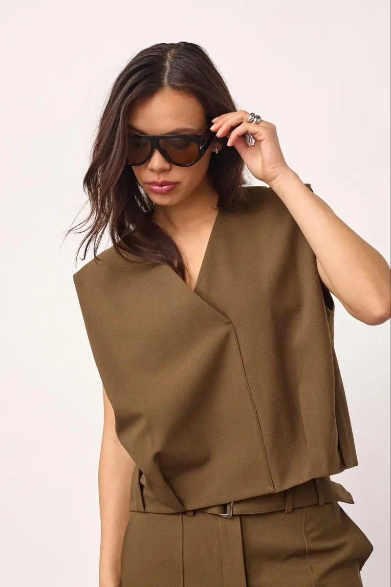 Co´Couture - Amidacc V-Top 500210 - 60004 - Army
