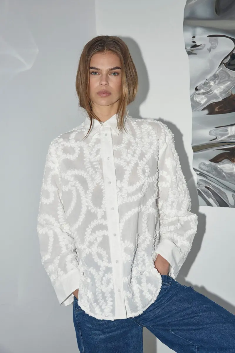 Co´Couture - Brynncc Structure Shirt 500296 - 10001 - White
