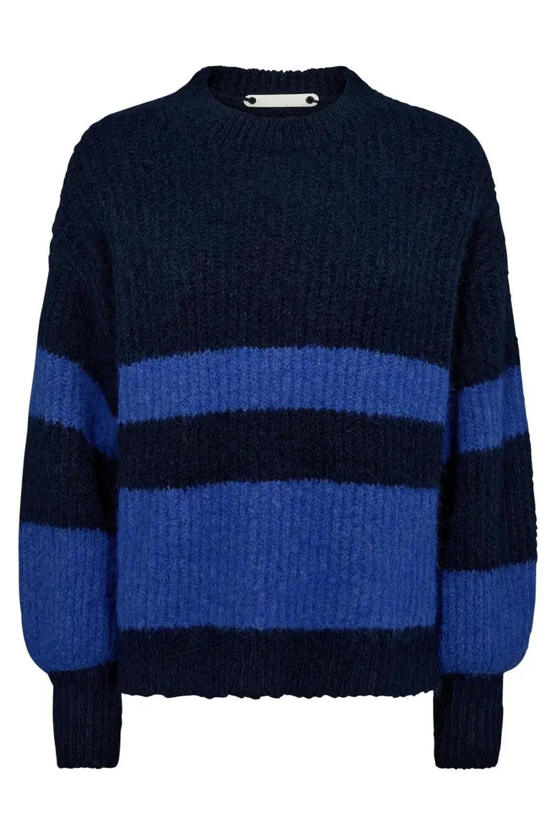 Co´couture - Coraliecc Block Rib Knit 32147 - 120 Navy