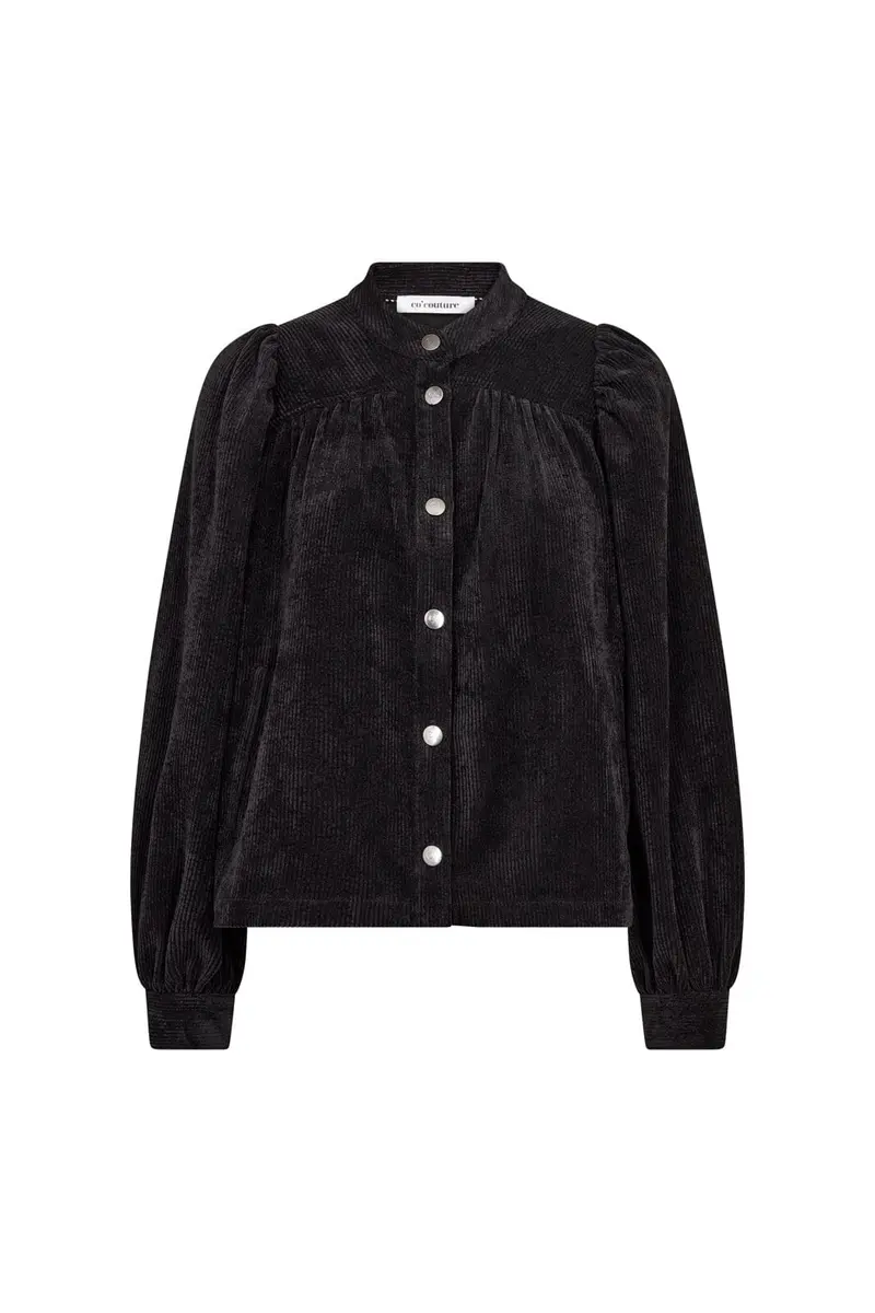 Co´Couture - Daisycc Cord Shirt 500586 - 65001 - Black