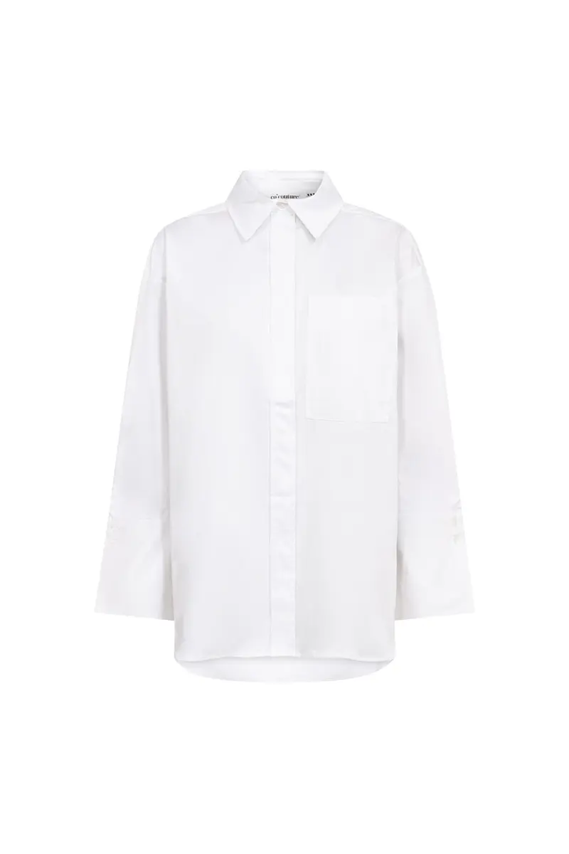 Co´Couture - Daliacc Oversize Shirt 500396 - 10001 - White