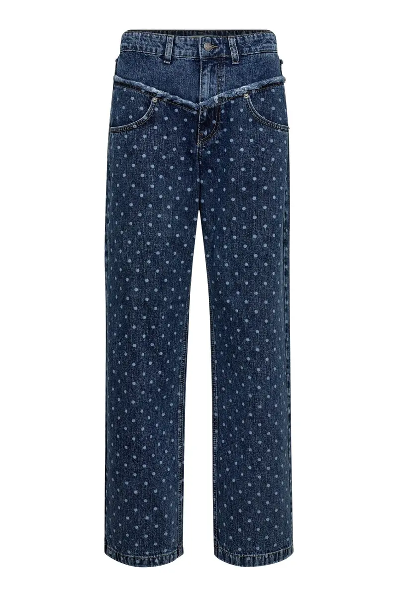 Co´couture - Darincc Dot Block Jeans 31351 - 552 Denim Blue