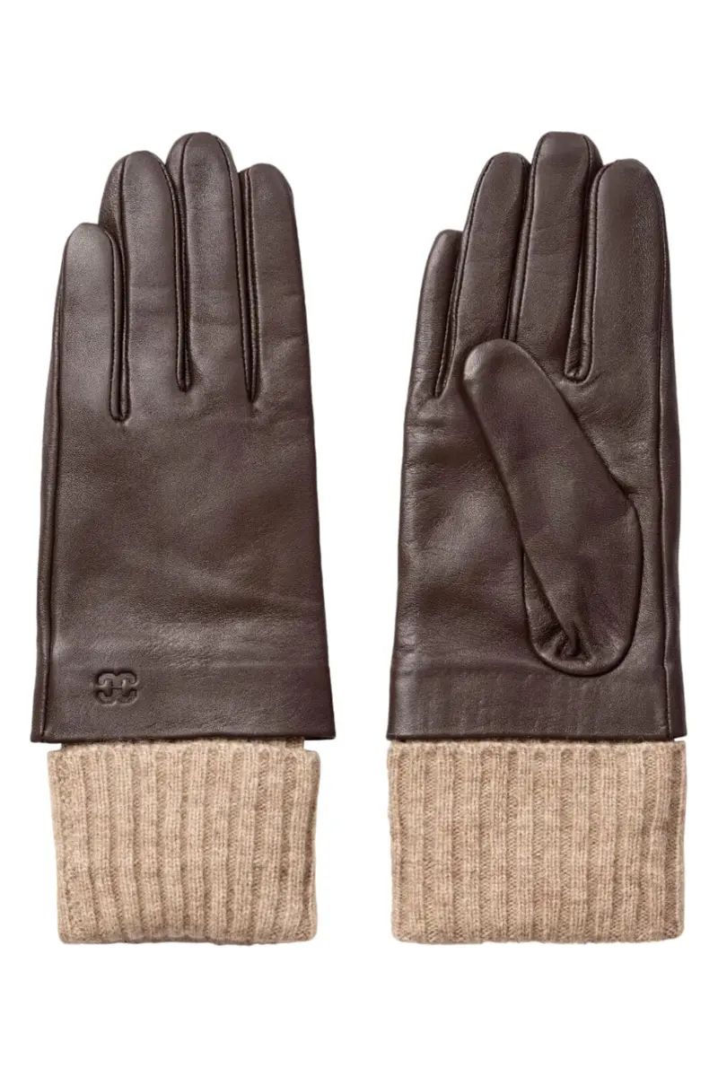 Co´Couture - Edmundcc Leather Gloves 500040 - 20002 - Brown