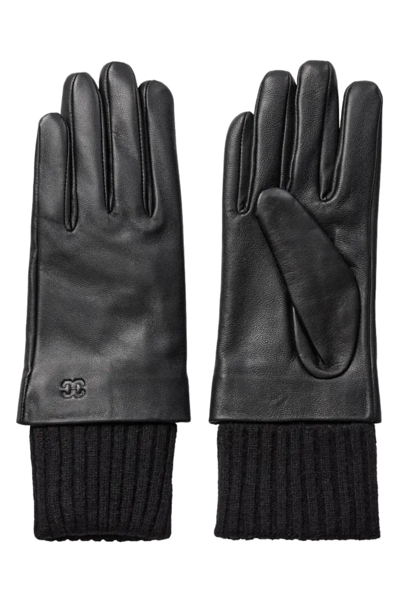 Co´Couture - Edmundcc Leather Gloves 500040 - 65001 - Black