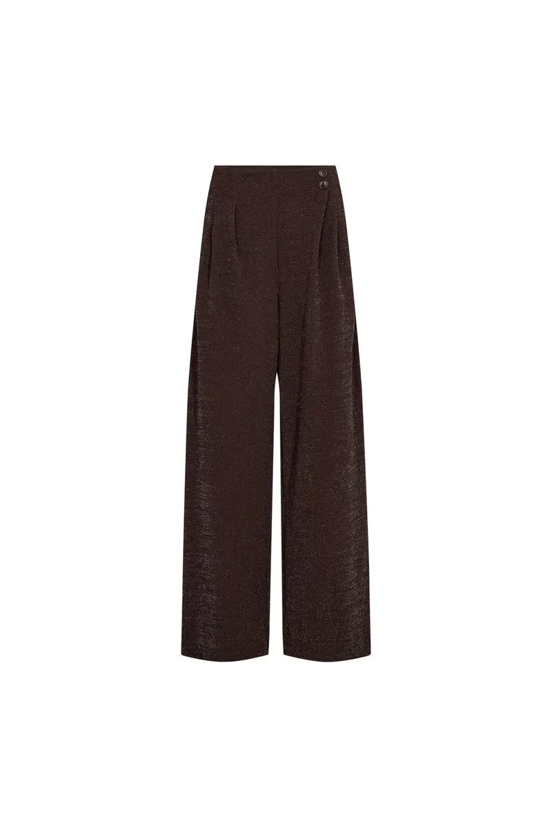 Co´Couture - Esticc Pleat Pant 500550 - 20016 - Bison