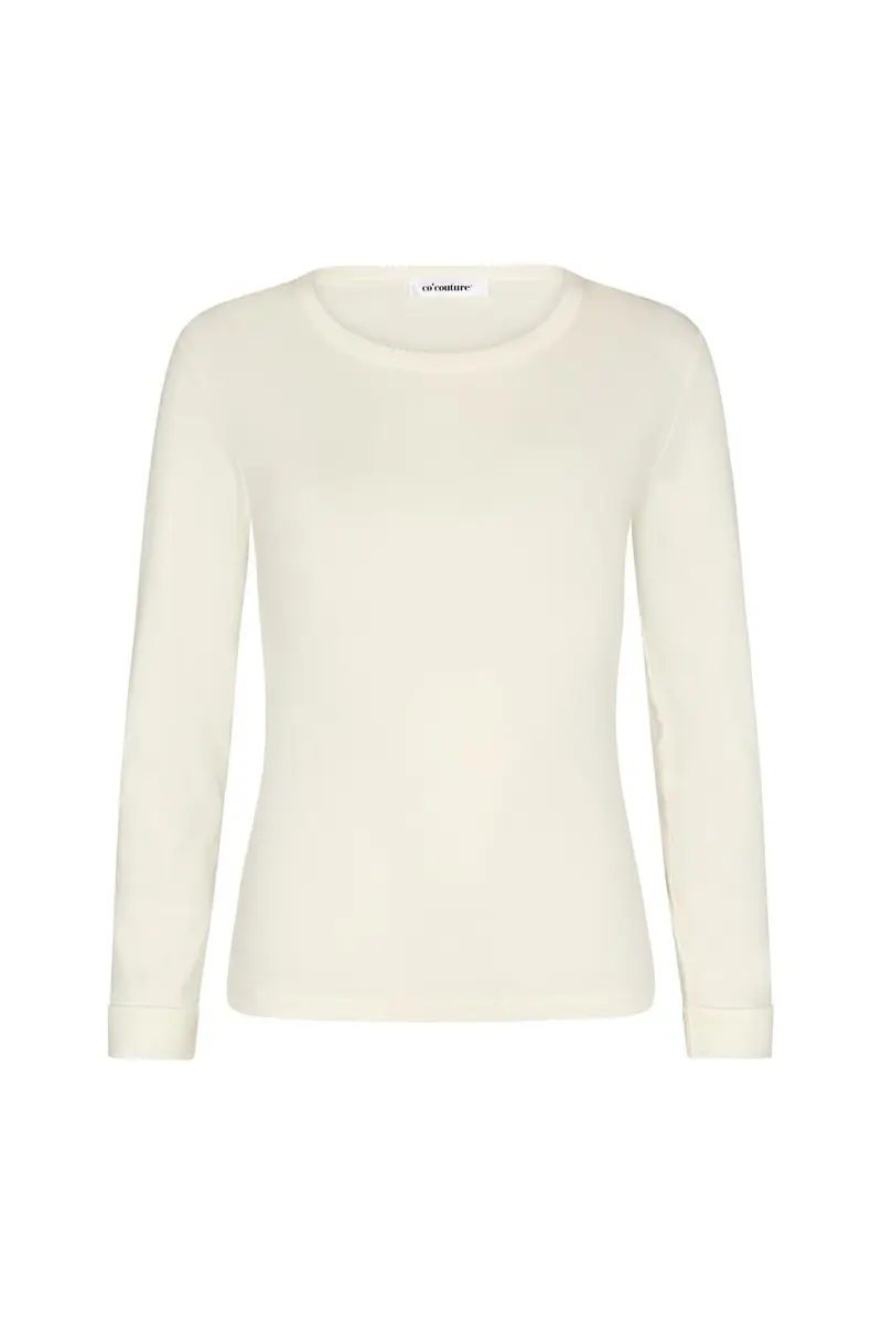 Co´couture - Grannycc Ls Tee - 11 Off White