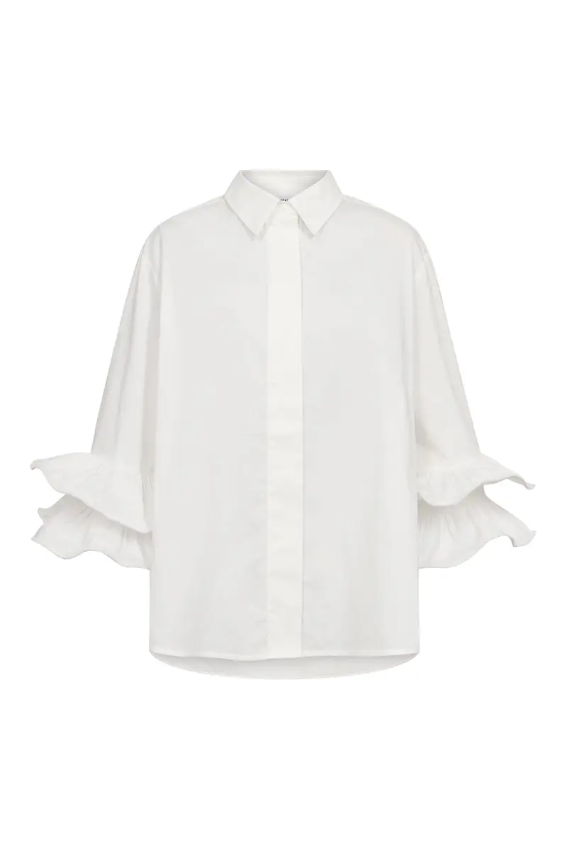 Co´Couture - Halencc Flare Shirt 500609 - 10001 - White