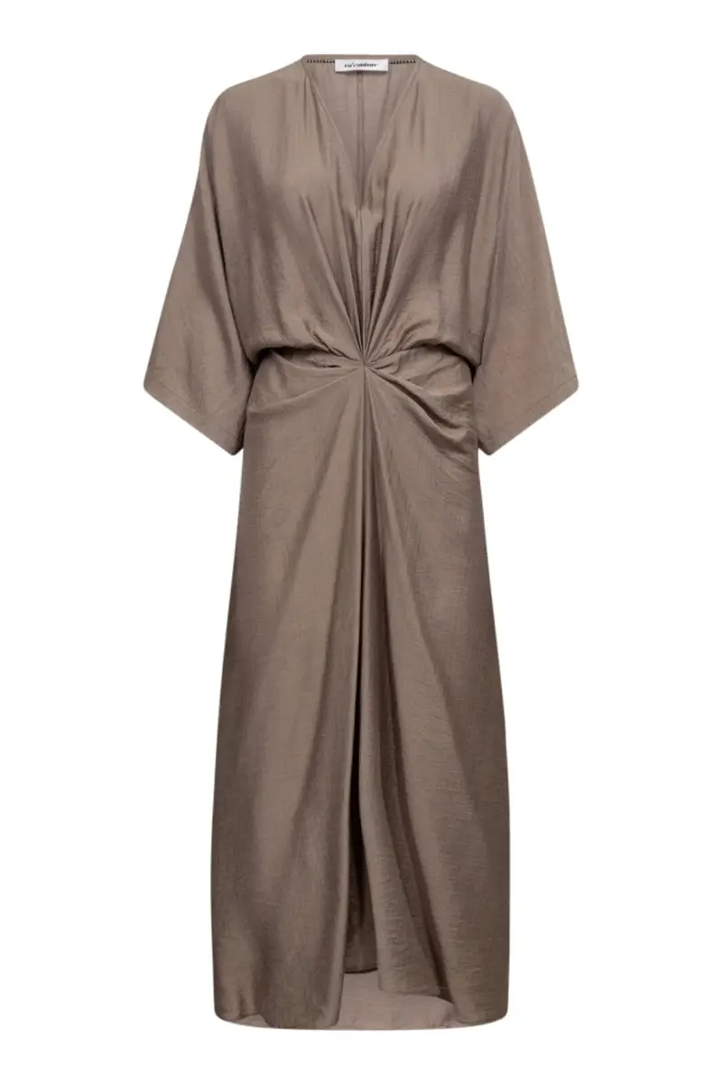 Co´Couture - Heracc Knot Dress 36498 - 154 - Walnut