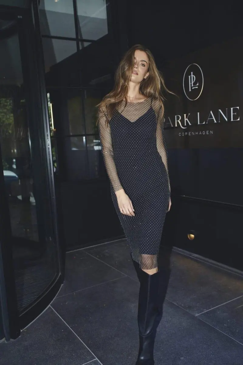 Co´Couture - Krystalcc Net Dress 36545 - 96 - Black