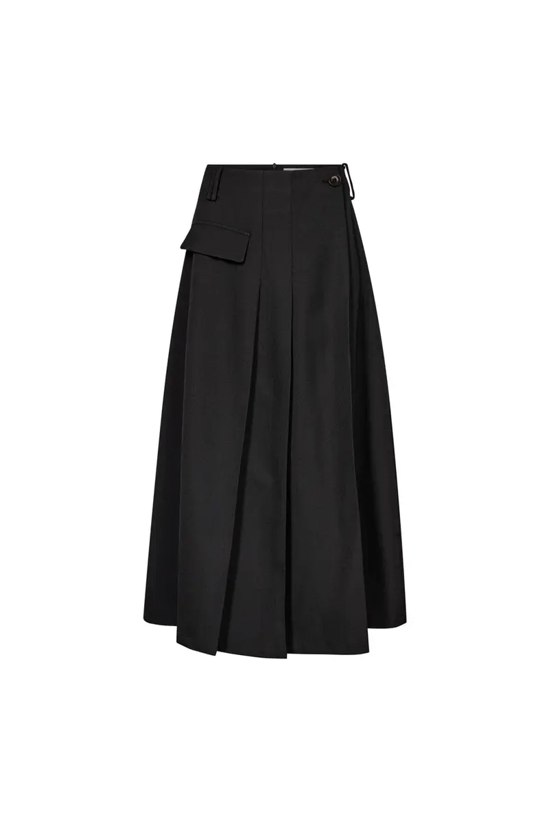 Co´Couture - Lunacc Long Skirt 500512 - 65001 - Black