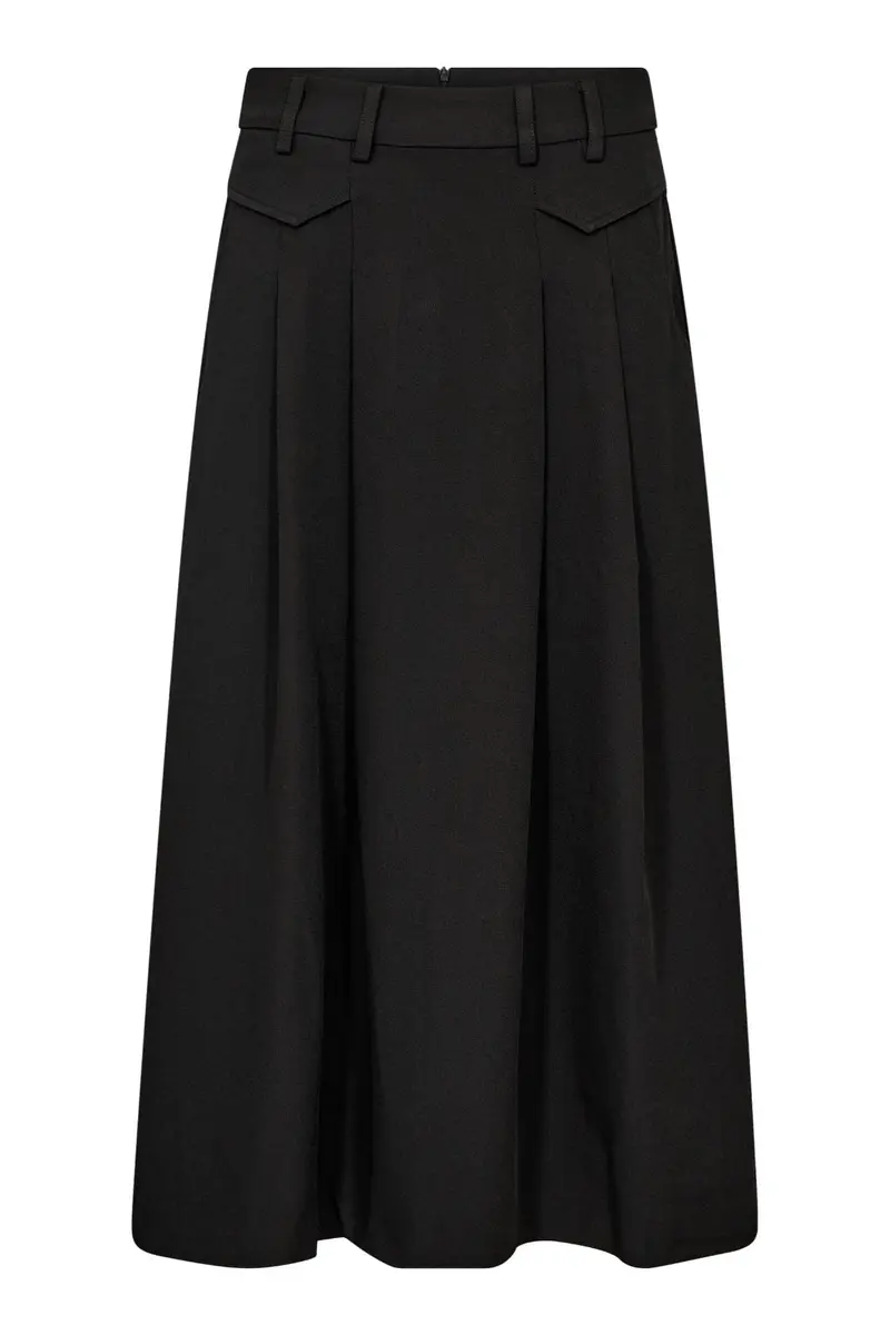 Co´Couture - Lunacc Pocket Pleat Skirt 34222 - 96 - Black
