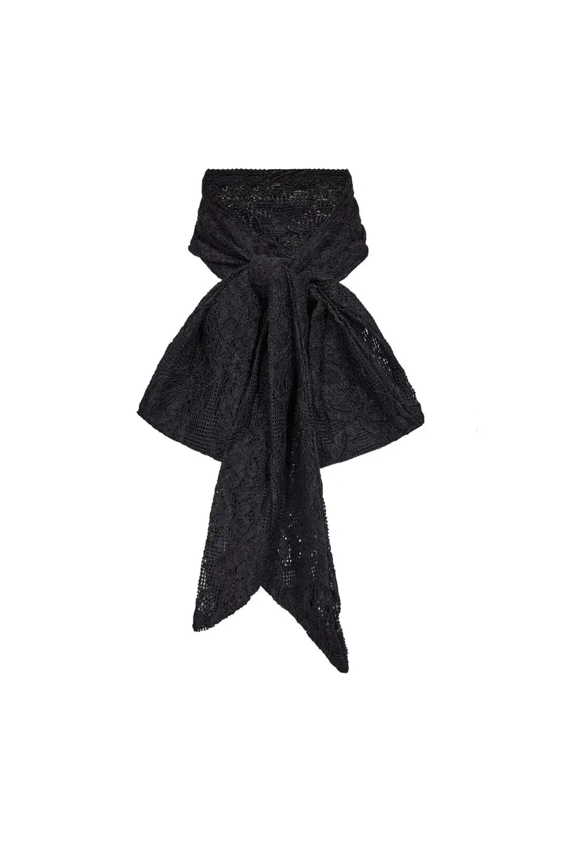 Co´Couture - Nicolacc Tie Scarf 500844 - 65001 - Black