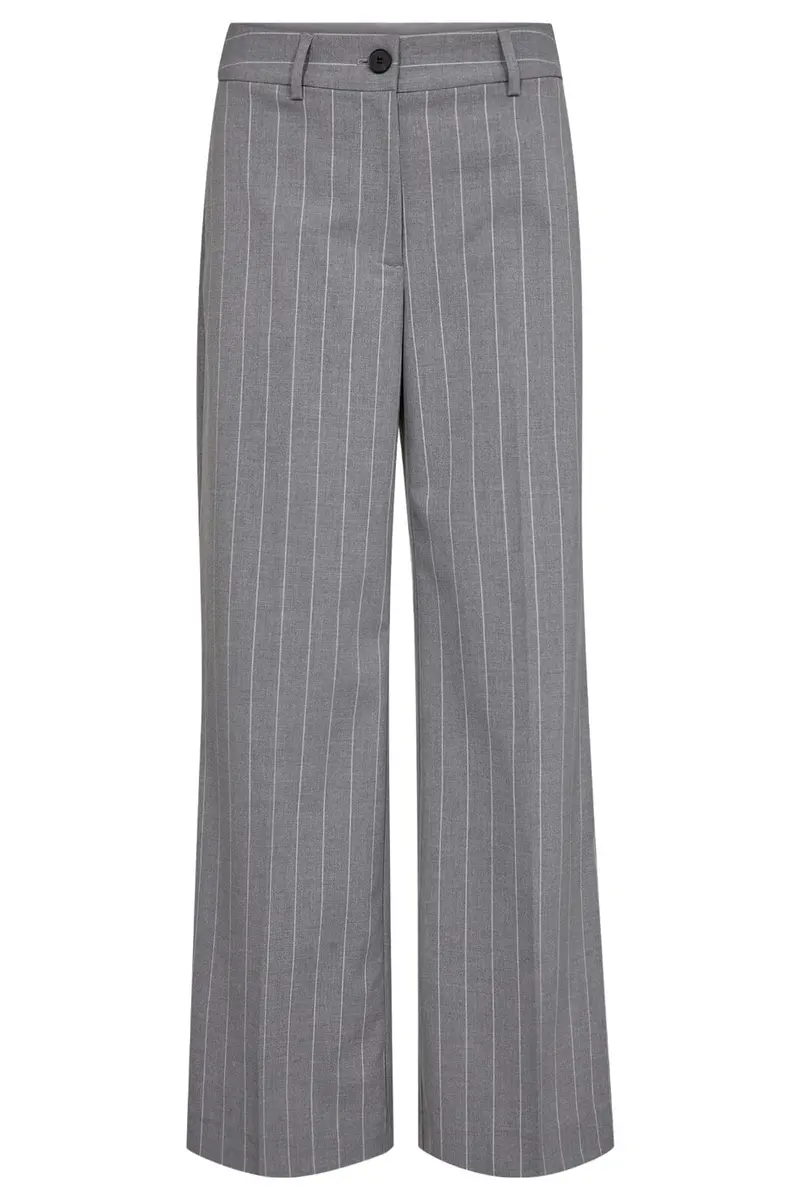 Co´couture - Pricillacc Pin Wide Pant 31349 - 138 Light Grey