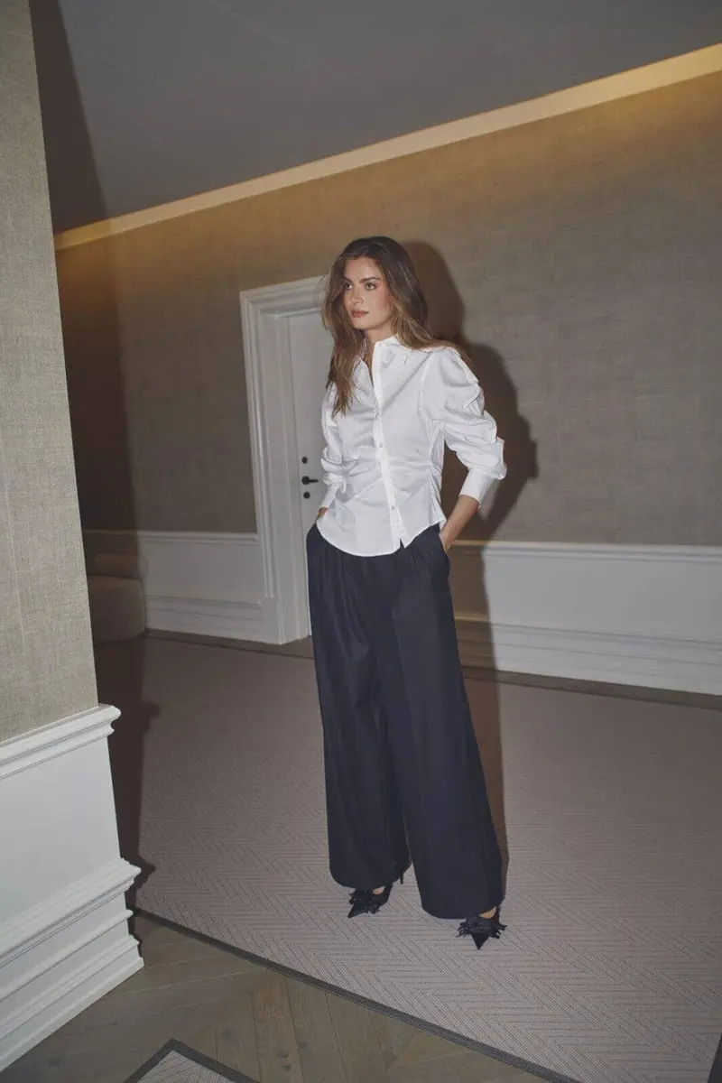 Co´Couture - Sibellecc Pleat Pant 31640 - 96 - Black