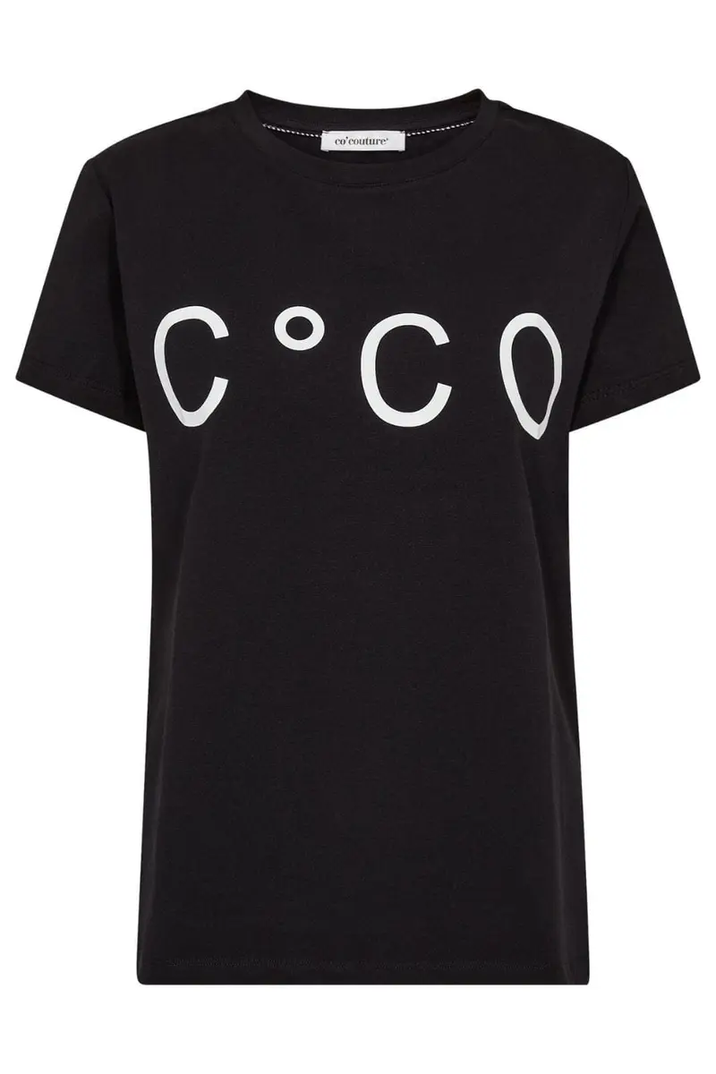 Co´Couture - Signaturecc New Tee 33200 - 96 - Black